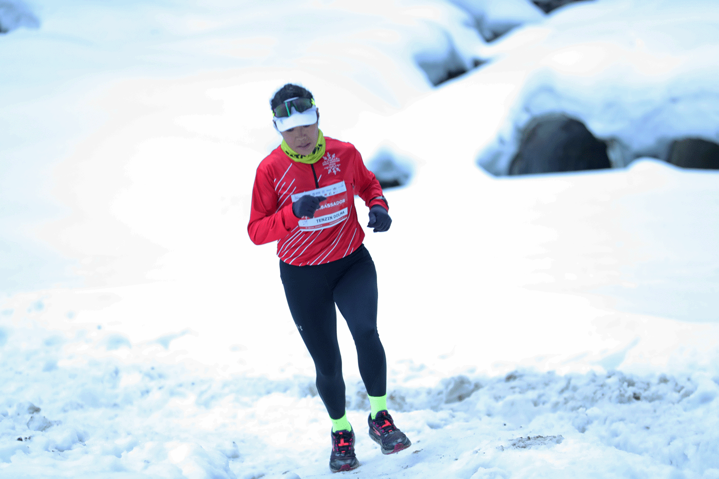 Tenzin-Dolma-Snow-Marathon-Lahaul-Ambassador